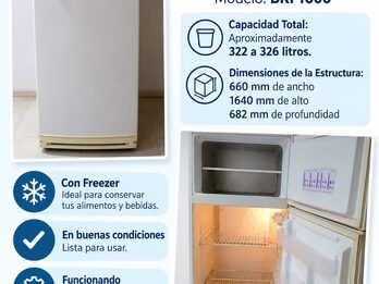 Heladera con freezer