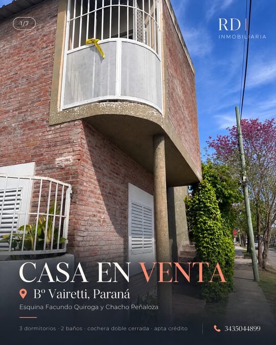 3 DORMITORIOS B VAIRETTI