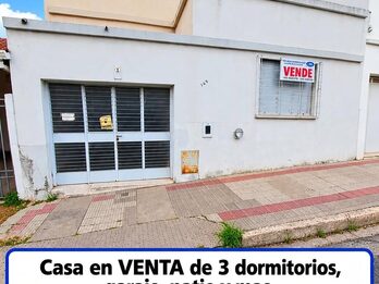 VENDO CASA 3 DORMITORIOS Z/ TERMINAL