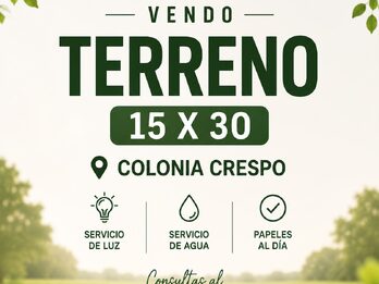 Vendo terreno