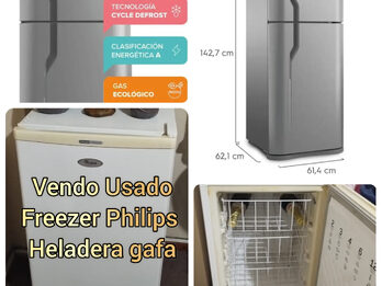 Vendo Frezzer Philips y heladera gafa