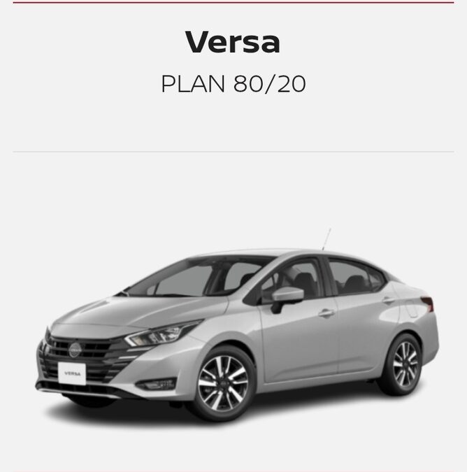 Plan Nissan versa 0km