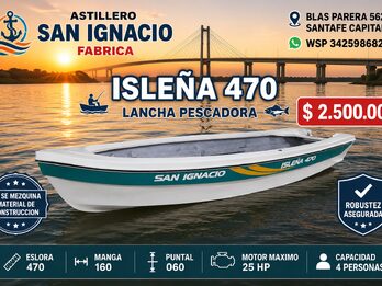 SAN IGNACIO ISLEÑA 470 LANCHA PESCADORA
