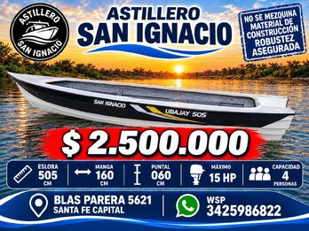 SAN IGNACIO UBAJAY 505 LANCHA PESCADORA