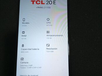 Celular TCL 20E 128 GB Azul