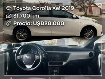 Toyota Corolla XEi 2019 Manual – 31.700 km