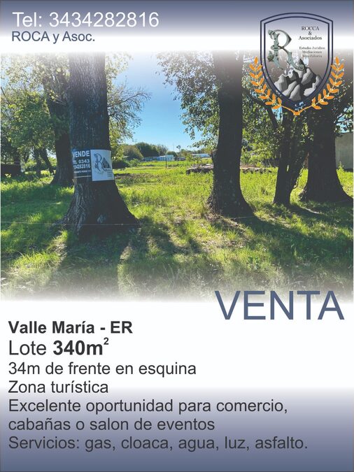 ROCCA 6 ASOCIADOS : vende