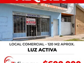 ✅ALQUILO LOCAL COMERCIAL $600.000🔥