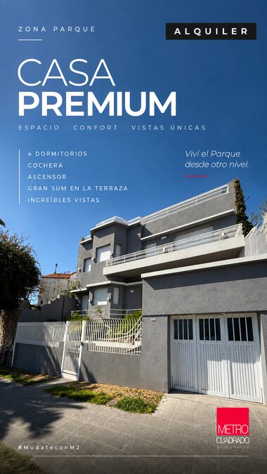 Alquilamos gran casa en pleno parque