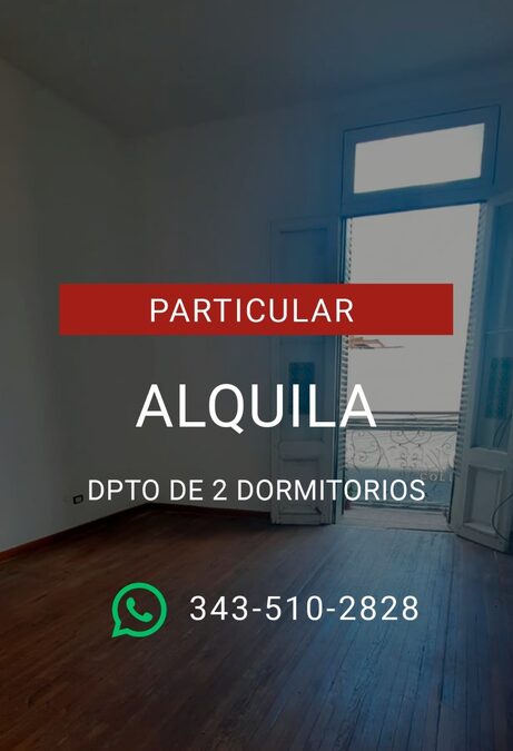 Particular alquila depto céntrico