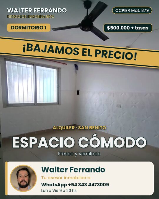 CASA DOS HABITACIONES AVENIDA SAN MARTIN