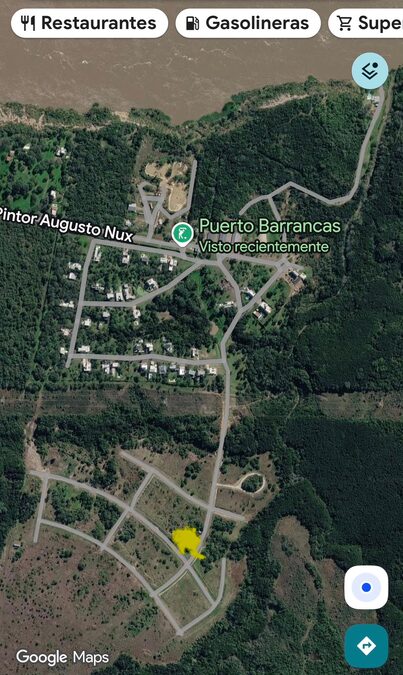 Terreno en Puerto Barrancas
