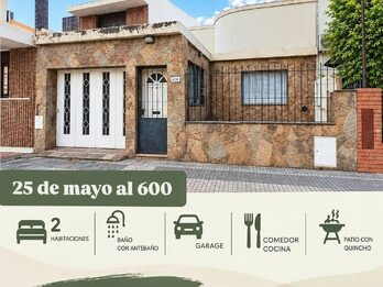VENTA CASA CENTRICA CALLE 25 DE MAYO AL 600