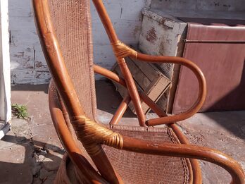Sillon de mimbre ratan