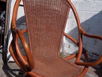Sillon de mimbre ratan