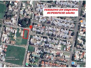 VENTA DE TERRENO EN ESQUINA CALLE INT. BLANDA