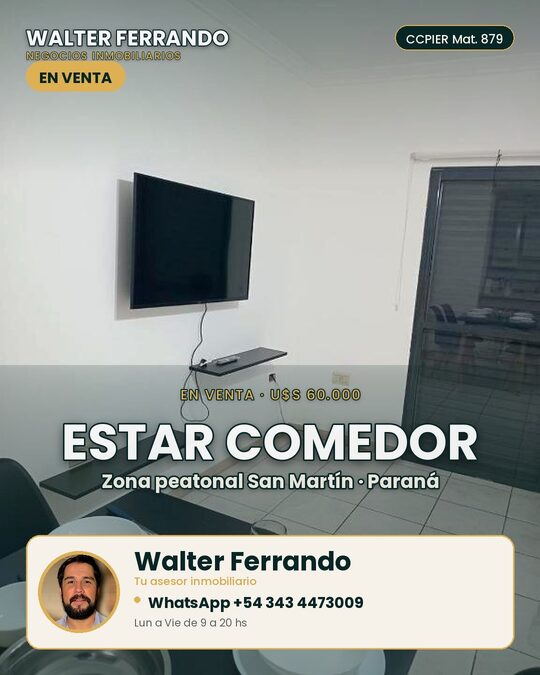 VENTA AMOBLADO