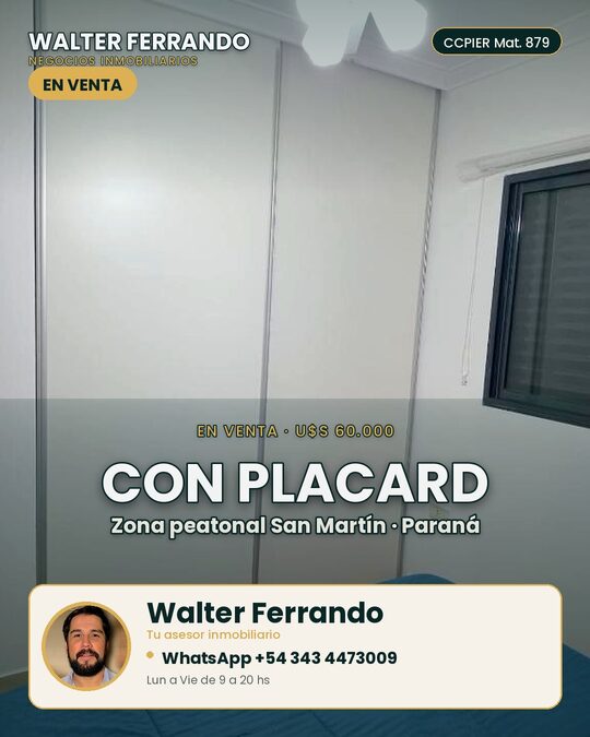 VENTA AMOBLADO