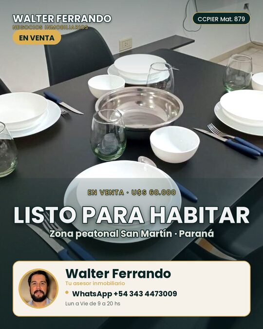 VENTA AMOBLADO